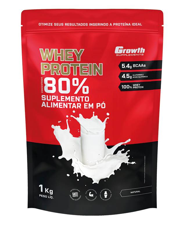 Whey Protein Concentrado 1KG Growth